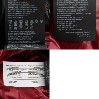 Prada 18 Down Jacket Outerwear Black Red L