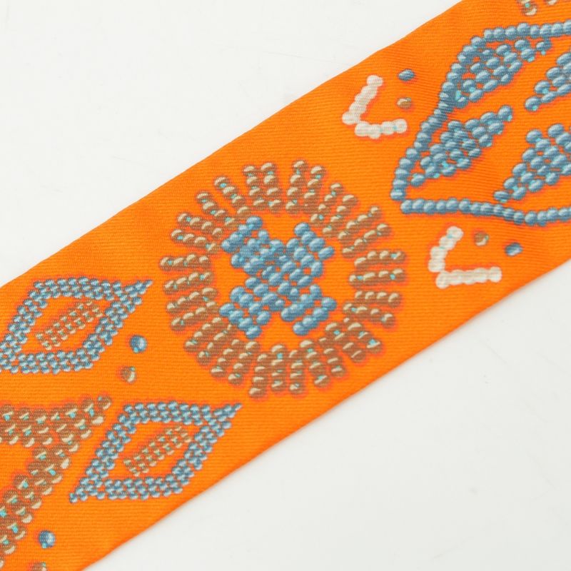 Hermes Twilly Silk Kelly En Perle Kelly En Pe Lou Scarf Orange