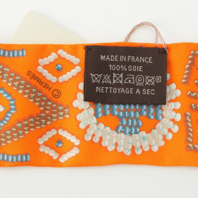 Hermes Twilly Silk Kelly En Perle Kelly En Pe Lou Scarf Orange