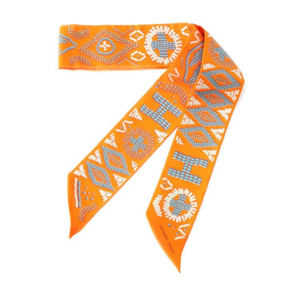 Hermes Twilly Silk Kelly En Perle Kelly En Pe Lou Scarf Orange