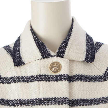 Christian Dior Cotton Wool Logo D-Stripe Jacquard Short Sleeve Outerwear