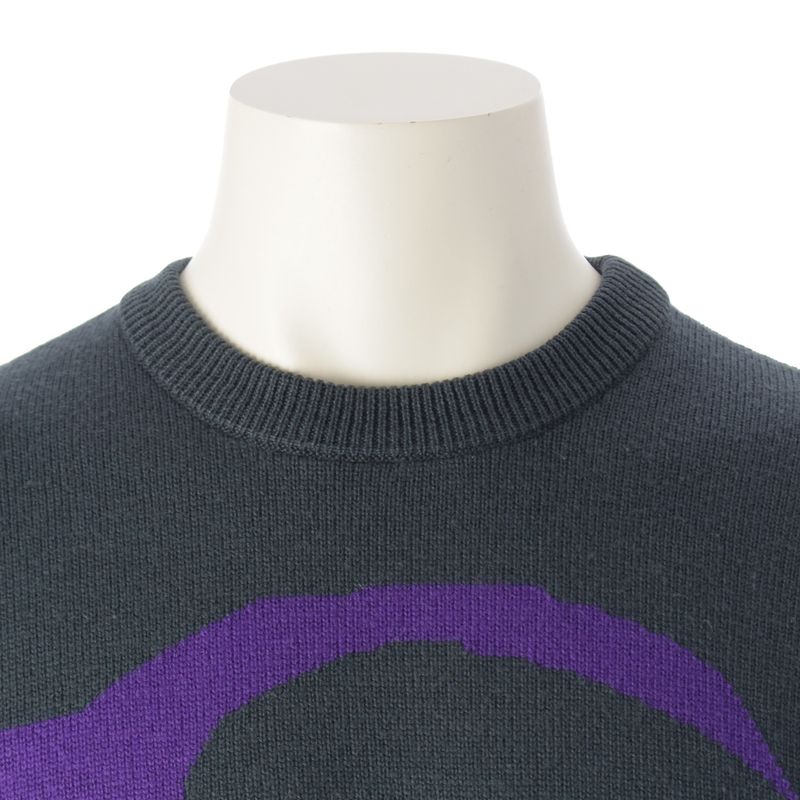 Gianni Versace Cotton All-Over Knit Sweater Multicolor 52