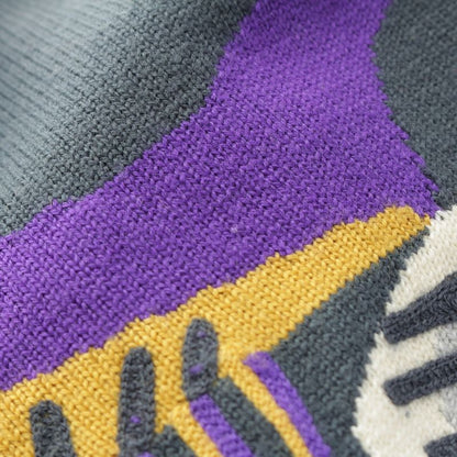 Gianni Versace Cotton All-Over Knit Sweater Multicolor 52