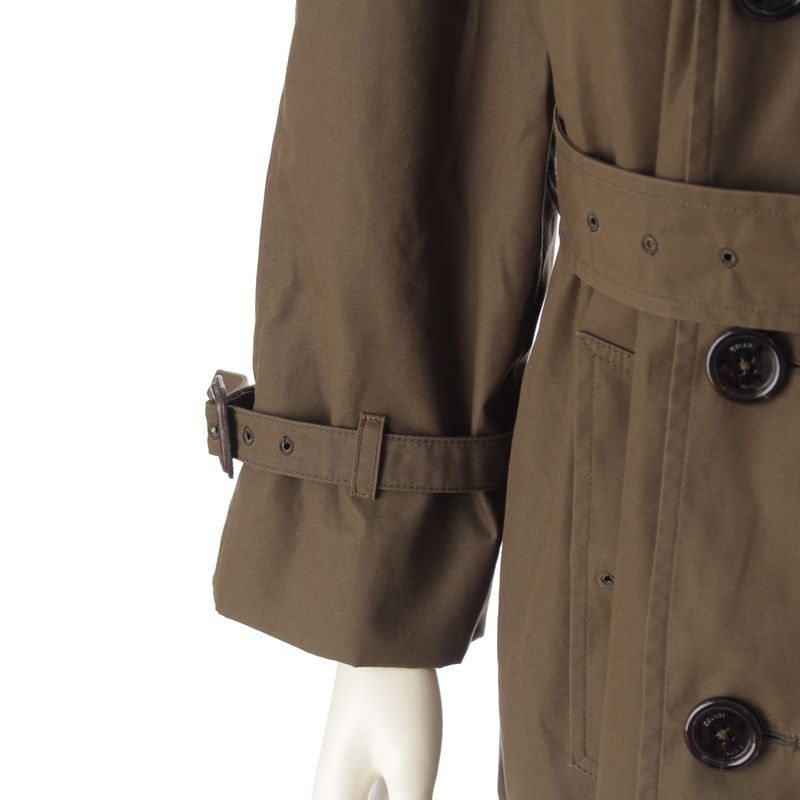 Celine 20ss Cotton Lined Triomphe Trench Coat Outerwear 2m015085i Khaki 40