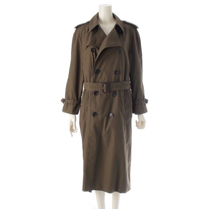 Celine 20ss Cotton Lined Triomphe Trench Coat Outerwear 2m015085i Khaki 40