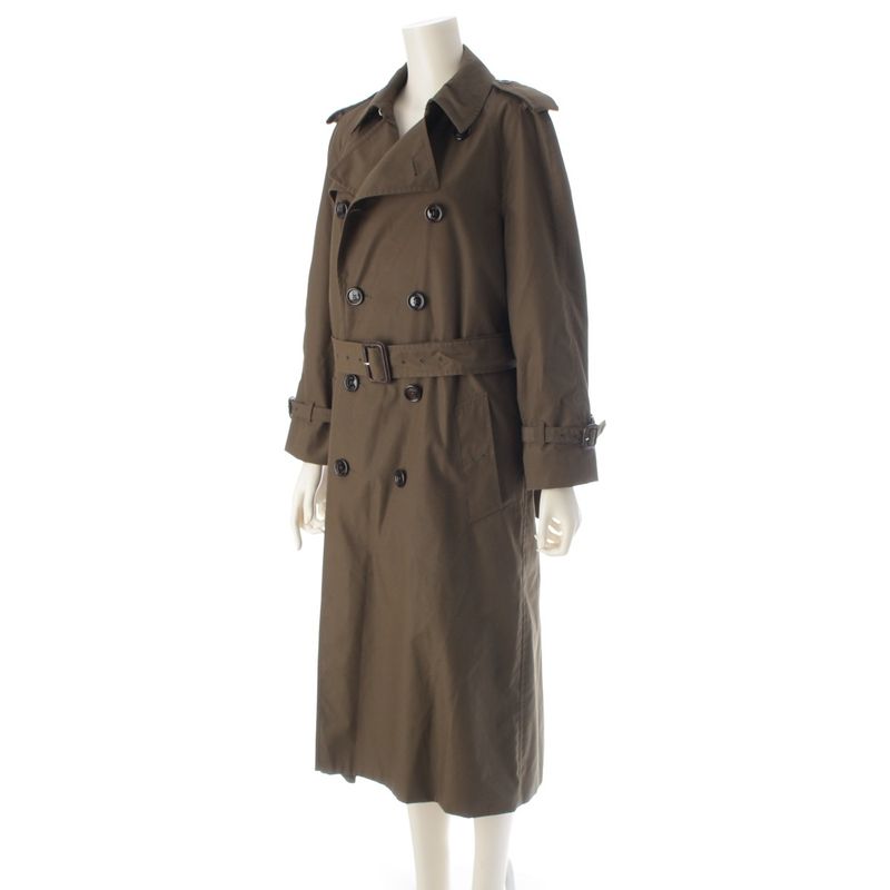 Celine 20ss Cotton Lined Triomphe Trench Coat Outerwear 2m015085i Khaki 40