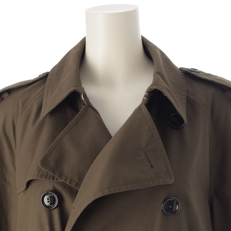 Celine 20ss Cotton Lined Triomphe Trench Coat Outerwear 2m015085i Khaki 40