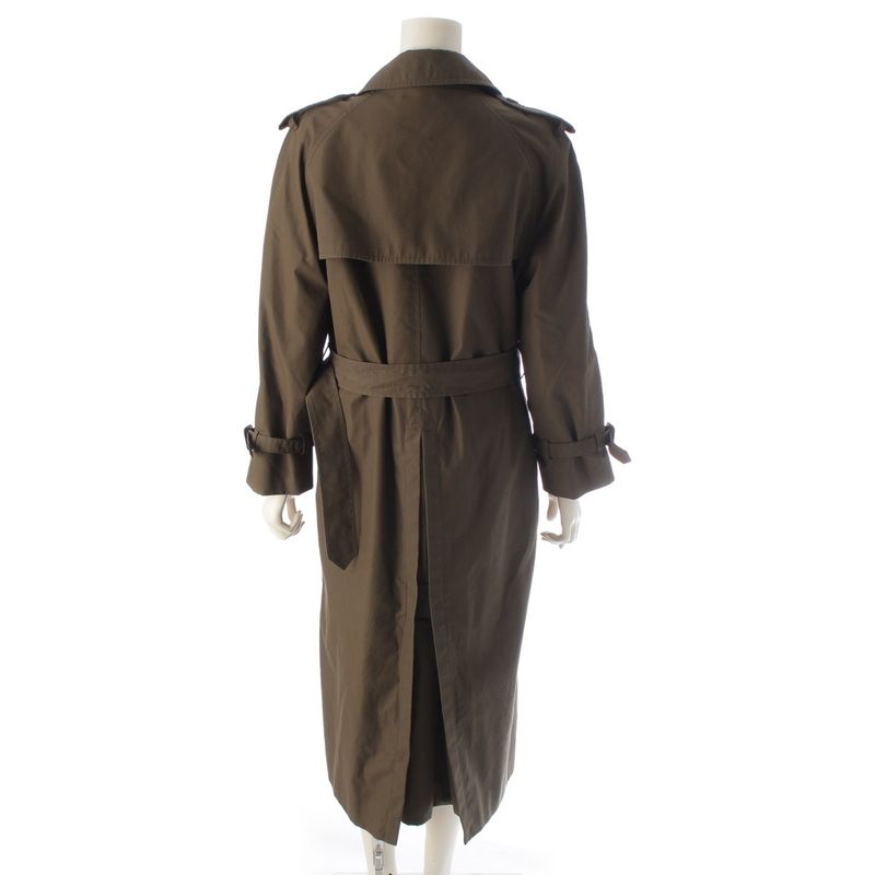 Celine 20ss Cotton Lined Triomphe Trench Coat Outerwear 2m015085i Khaki 40