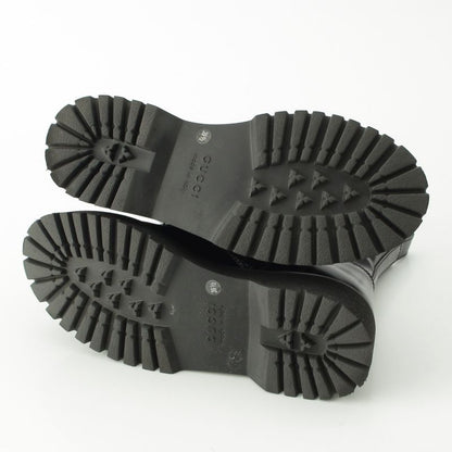 Gucci Sherry Line Leather Side Web Ankle Boots 794394 Black 39 1 2