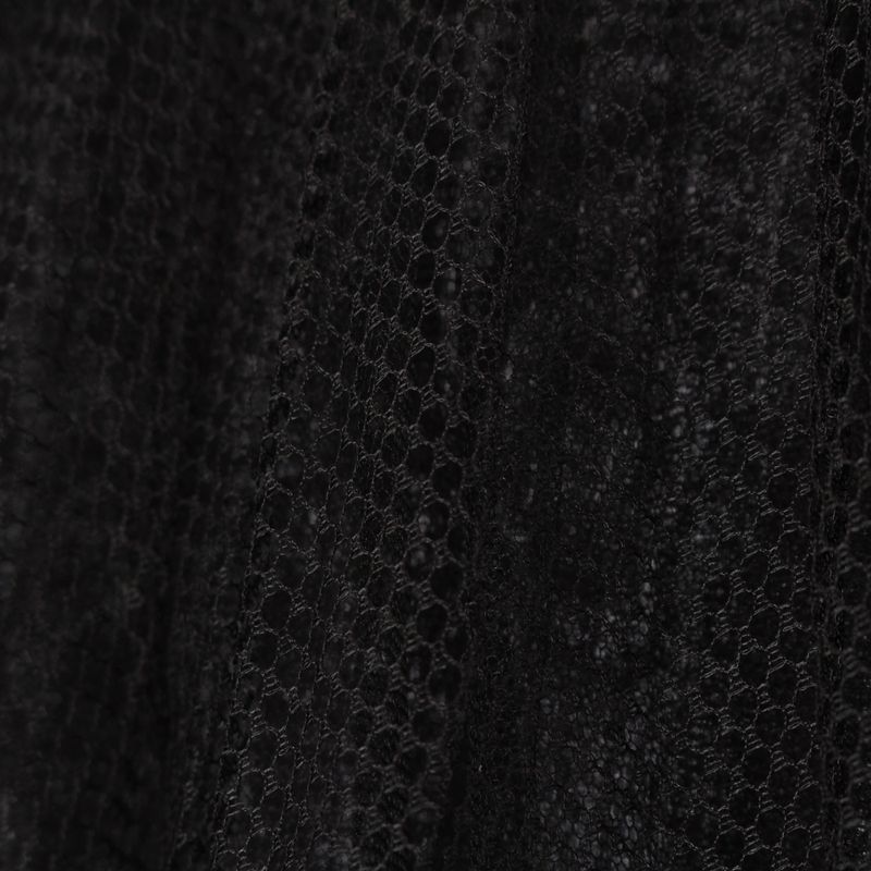 Christian Dior Polyamide Silk Mesh Tulle Long Skirt Bottoms 111j58a8648 Black 40