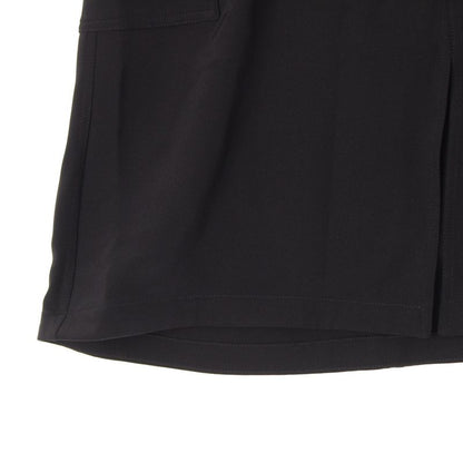 Celine Triomphe Silk Belted Gold Hardware Skirt Bottoms Black 36