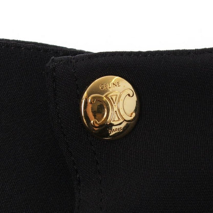 Celine Triomphe Silk Belted Gold Hardware Skirt Bottoms Black 36