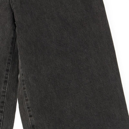 Celine 2021 Cotton Denim High Waist Pants Bottoms Black 27