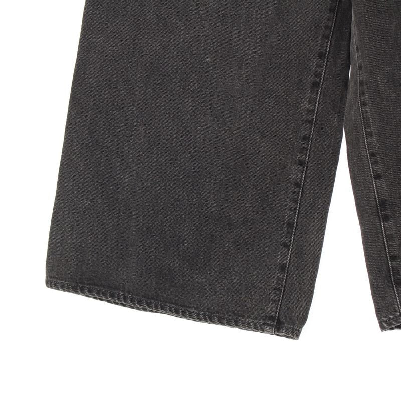 Celine 2021 Cotton Denim High Waist Pants Bottoms Black 27