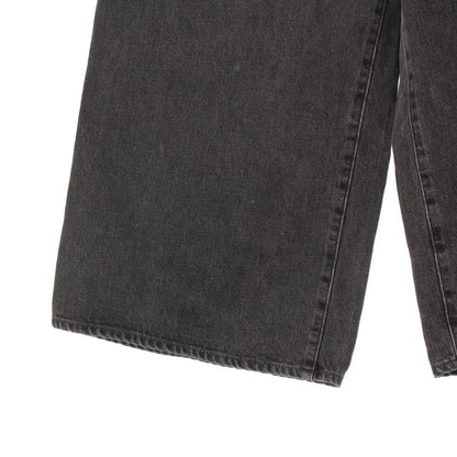 Celine 2021 Cotton Denim High Waist Pants Bottoms Black 27