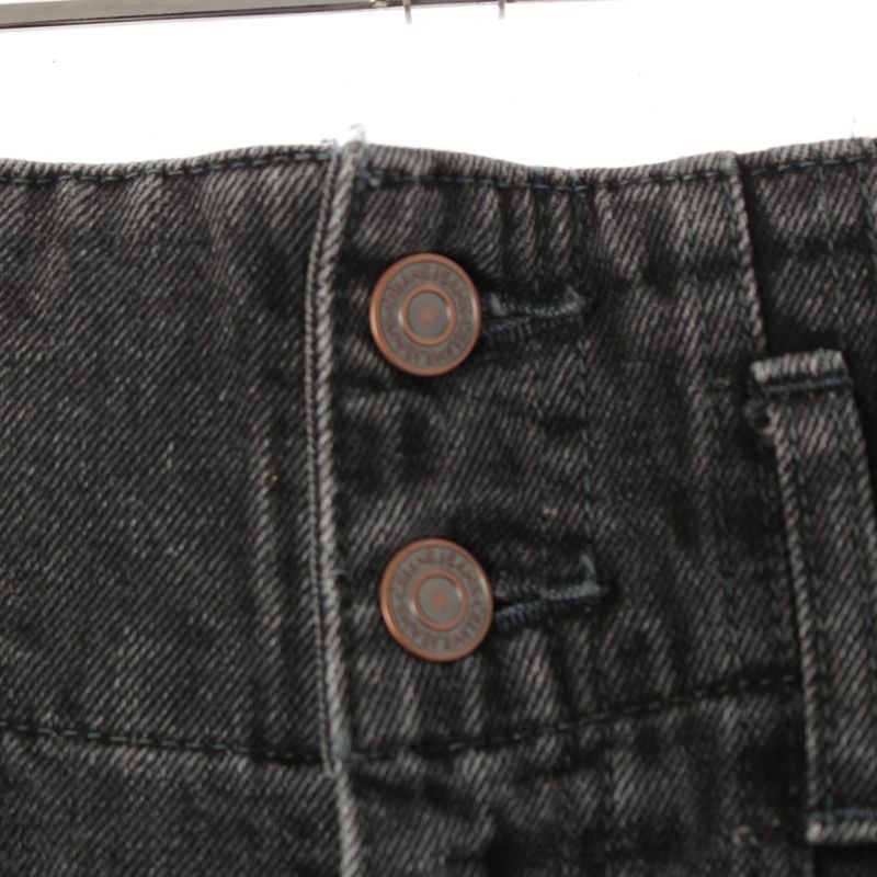 Celine 2021 Cotton Denim High Waist Pants Bottoms Black 27