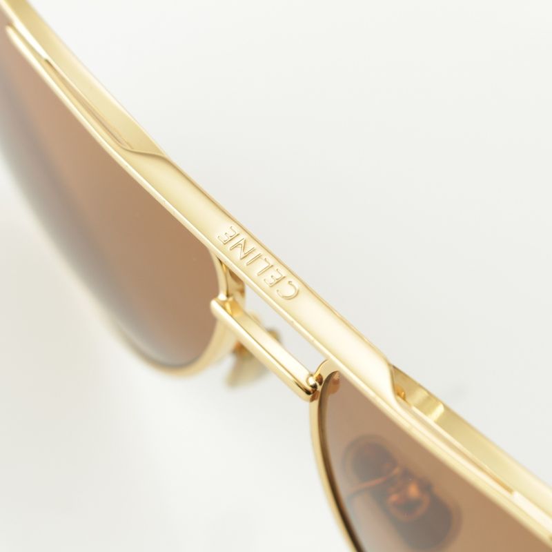 Celine Logo Sunglass Es Eyewear Cl40062u Gold 6112