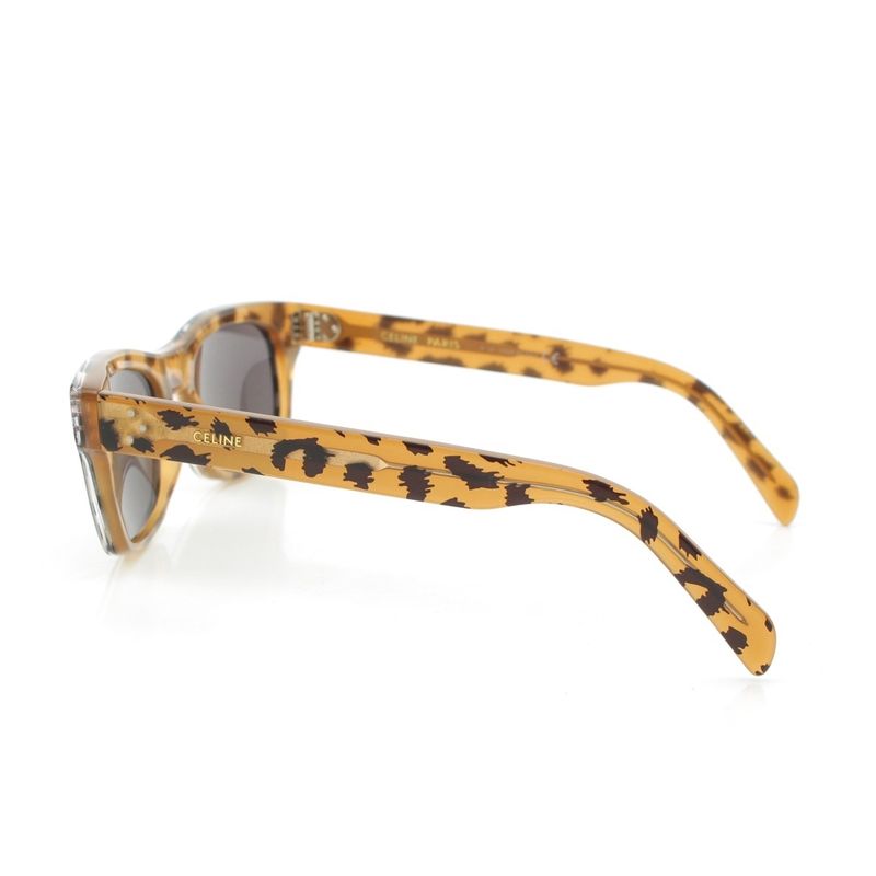 Celine Logo Leopard Sunglass Es Eyewear Brown 5419 145