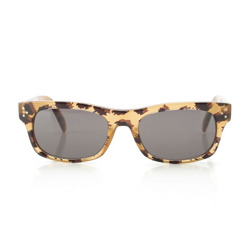 Celine Logo Leopard Sunglass Es Eyewear Brown 5419 145