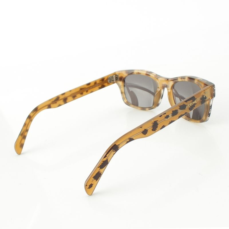Celine Logo Leopard Sunglass Es Eyewear Brown 5419 145