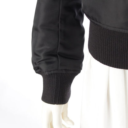 Saint Laurent Cotton Bomber Jacket Blouson Outerwear 504136 Black 36