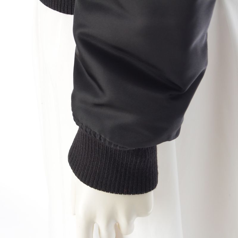 Saint Laurent Cotton Bomber Jacket Blouson Outerwear 504136 Black 36