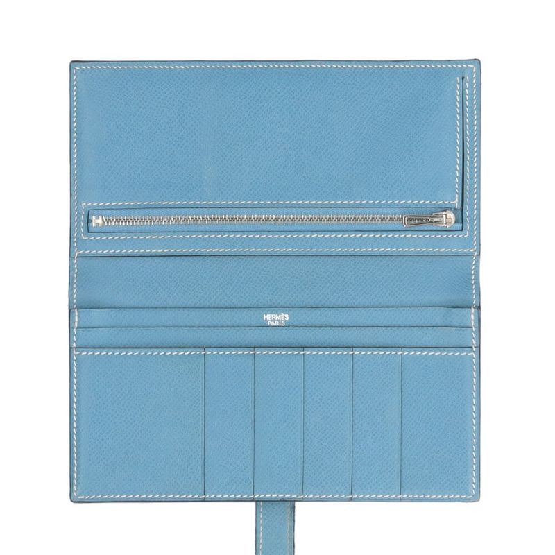 Hermes Bearn Souffle Long Wallet Vaux Epson Ladies Hermes Preowned Hermes