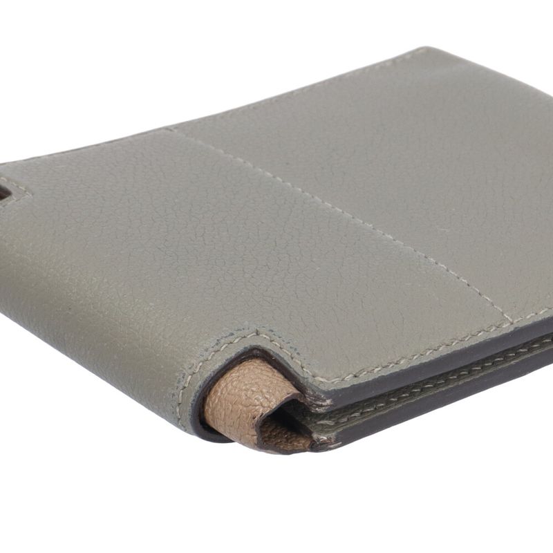 Hermes Open 24compact Bifold Wallet Chèvre Men's Hermes Preowned Hermes