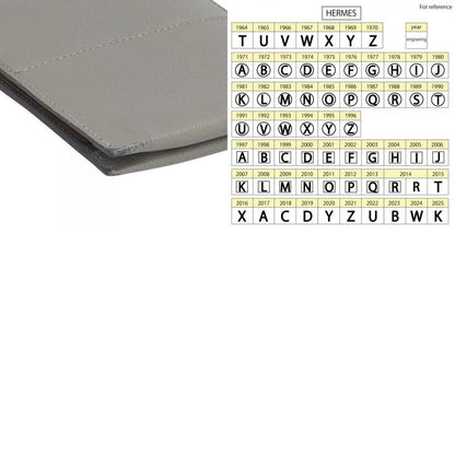 Hermes Open 24compact Bifold Wallet Chèvre Men's Hermes Preowned Hermes