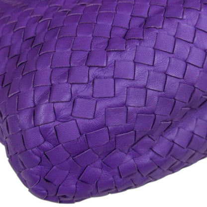 Bottega Veneta Hobo Bag Intrecciato Tote Leather Purple Women's Bottega Veneta