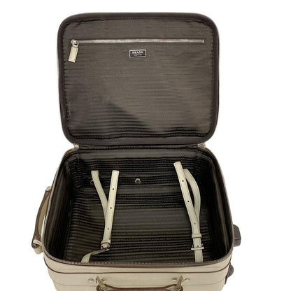 Prada Carry Bag - Ivory No Tsa Main Item No Dial Lock Leather
