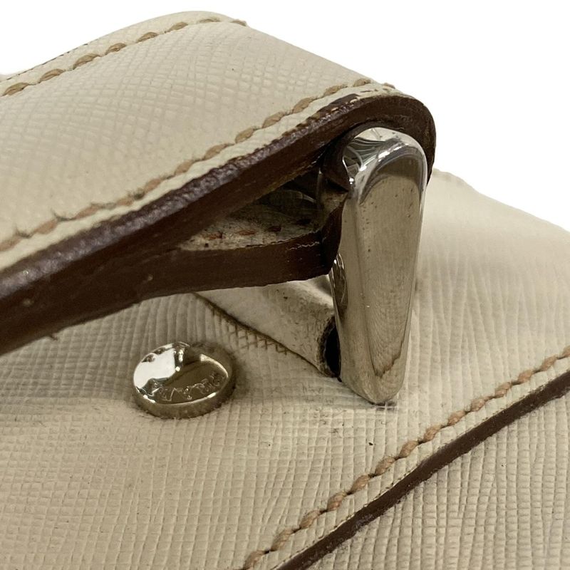 Prada Carry Bag - Ivory No Tsa Main Item No Dial Lock Leather