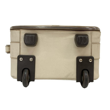 Prada Carry Bag - Ivory No Tsa Main Item No Dial Lock Leather
