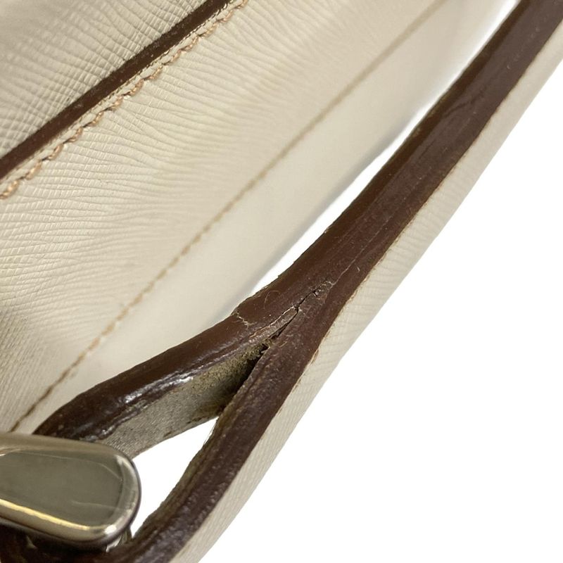 Prada Carry Bag - Ivory No Tsa Main Item No Dial Lock Leather