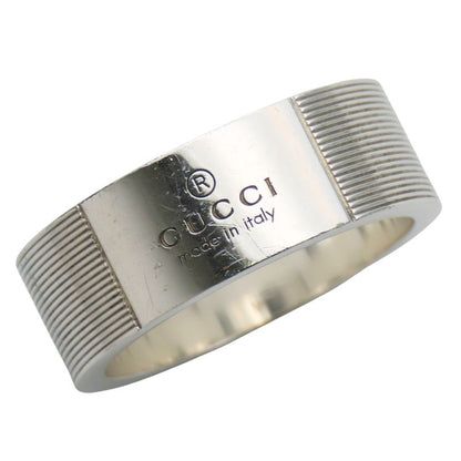 Gucci Ring / Ring Logo Ring 21 925 Silver Approx 10.2g Silver Accessories Men