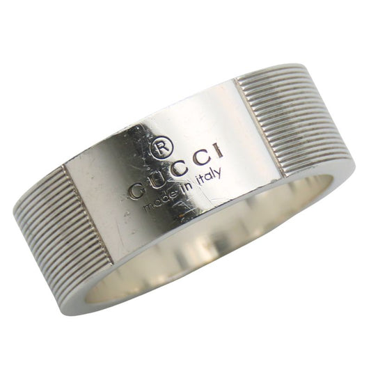 Gucci Ring / Ring Logo Ring 21 925 Silver Approx 10.2g Silver Accessories Men