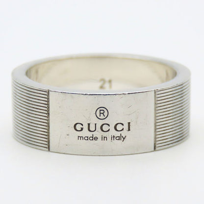 Gucci Ring / Ring Logo Ring 21 925 Silver Approx 10.2g Silver Accessories Men