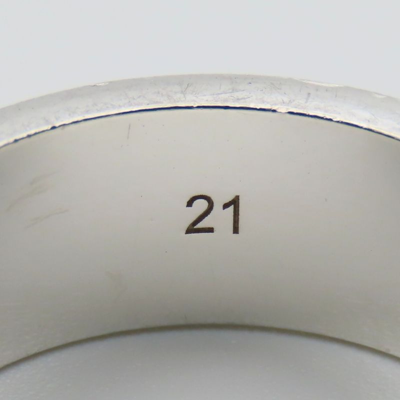 Gucci Ring / Ring Logo Ring 21 925 Silver Approx 10.2g Silver Accessories Men