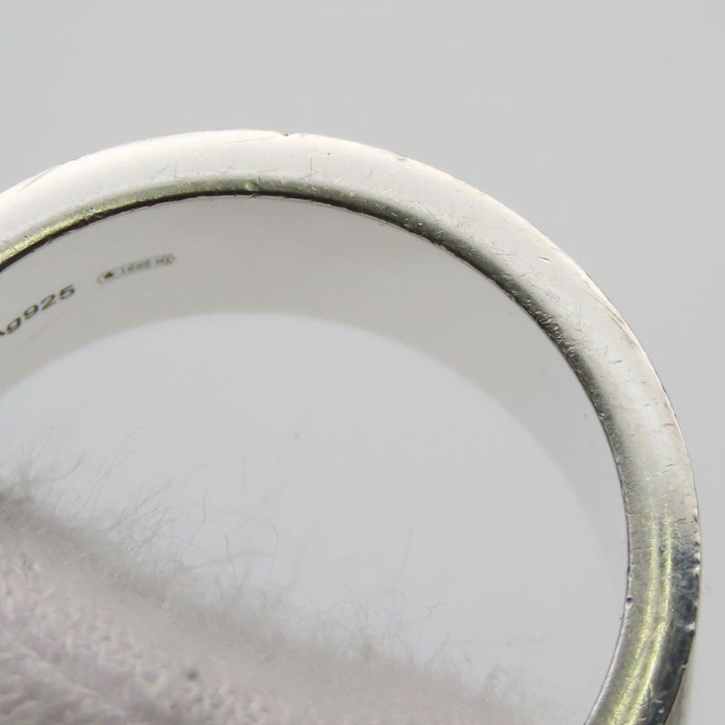 Gucci Ring / Ring Logo Ring 21 925 Silver Approx 10.2g Silver Accessories Men