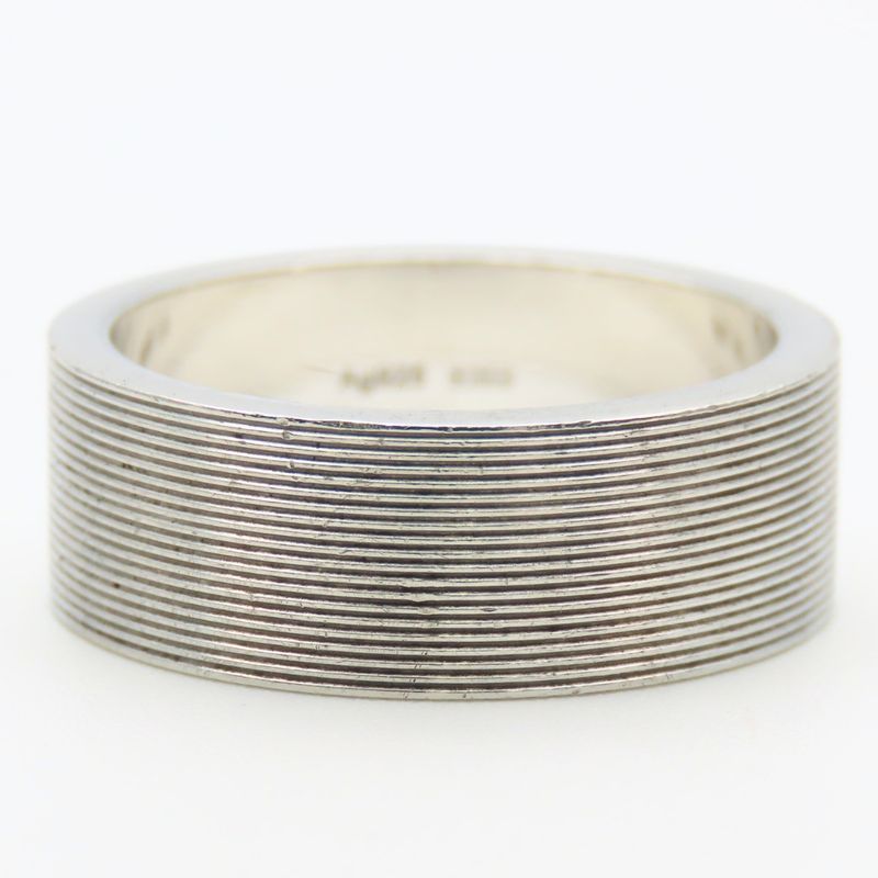 Gucci Ring / Ring Logo Ring 21 925 Silver Approx 10.2g Silver Accessories Men