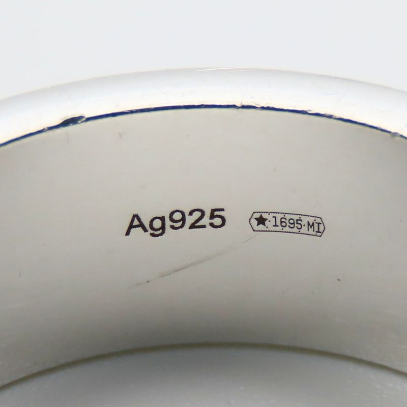 Gucci Ring / Ring Logo Ring 21 925 Silver Approx 10.2g Silver Accessories Men