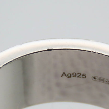 Gucci Ring / Ring Logo Ring 21 925 Silver Approx 10.2g Silver Accessories Men