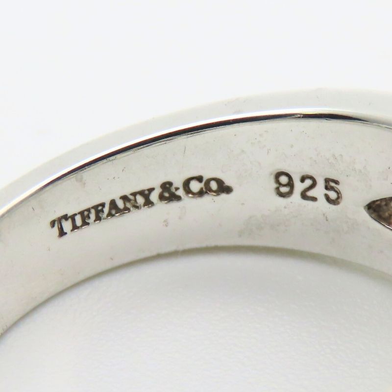 Tiffany & Co Ring - Triple Loving Heart 925 Silver Approx 5.5g Silver Paloma
