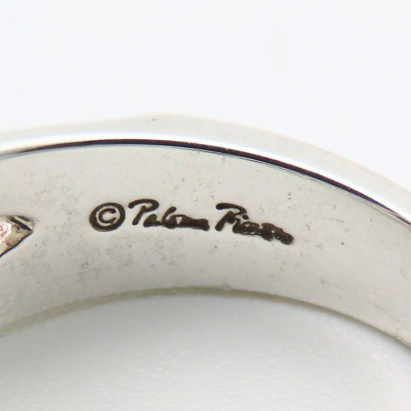 Tiffany & Co Ring - Triple Loving Heart 925 Silver Approx 5.5g Silver Paloma
