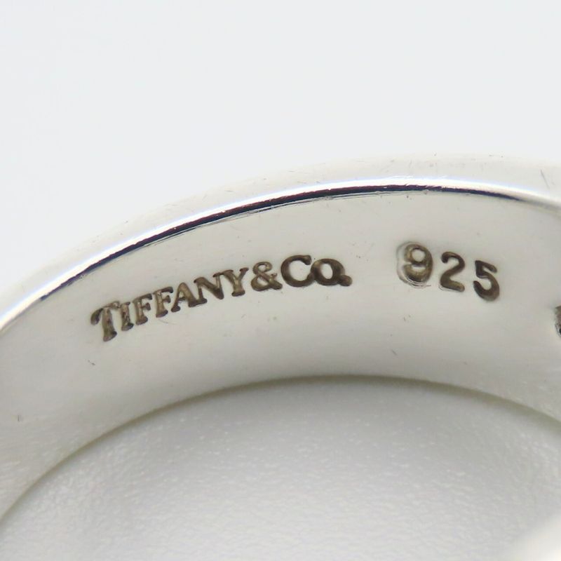 Tiffany & Co Ring - Triple Loving Heart 925 Silver Approx 4.9g Silver Paloma