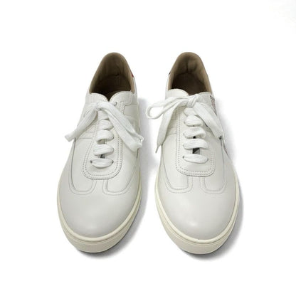 Hermes Quicker Sneakers Shoes Leather White Red Blue Pegase Pegasus