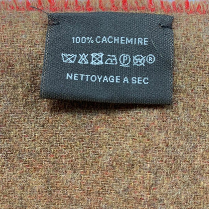 3569 Hermes Cazac Zigzag Arrow Scarf Cashmere Preowned Excellent Condition