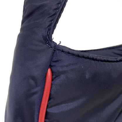 Saint Laurent Paris Shoulder Bag - 733294 Navy and Red Leather