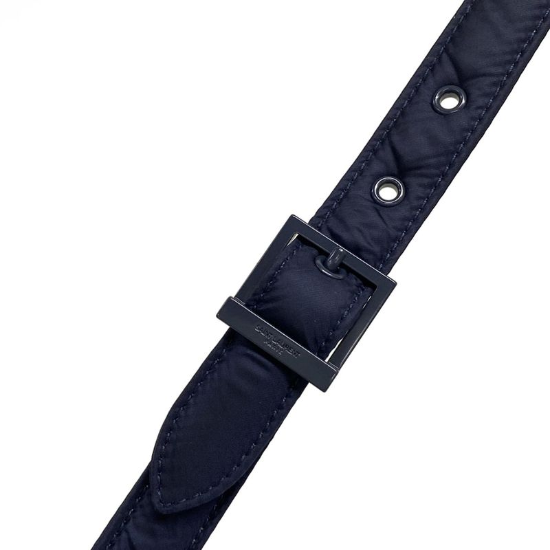 Saint Laurent Paris Shoulder Bag - 733294 Navy and Red Leather