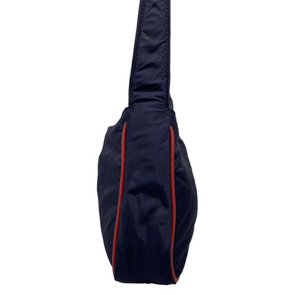 Saint Laurent Paris Shoulder Bag - 733294 Navy and Red Leather